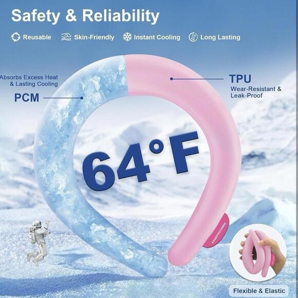 Neck Cooling Tube with Larger Coverage for Long-Lasting Coldness - Picture 5 of 5